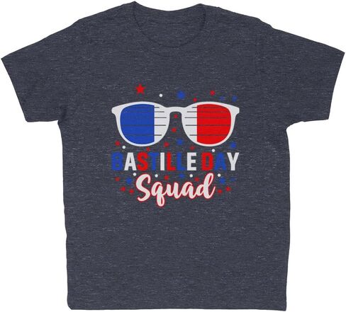 Bastille Day Squad Kids T-Shirt Youth in Kuwait