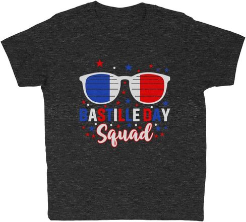 Bastille Day Squad Kids T-Shirt Youth in Kuwait