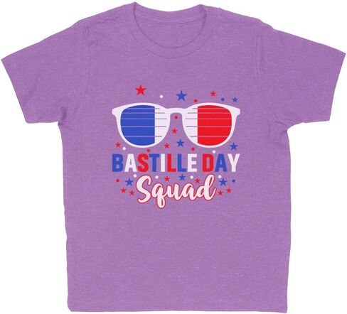 Bastille Day Squad Kids T-Shirt Youth in Kuwait