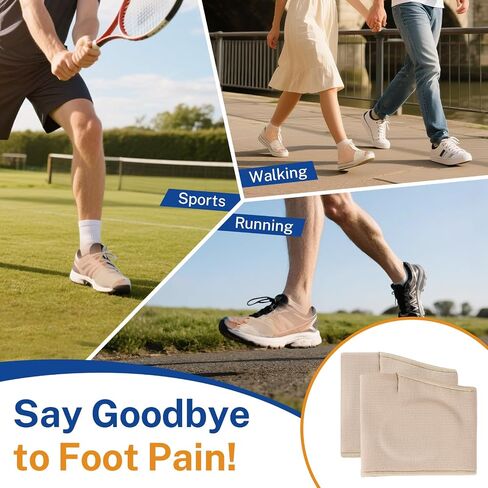 Metatarsal Pads with Gel Pad for Men and Women, Metatarsal Sleeves, Ball of Foot Cushion for Feet Pain Relief, Metatarsalgia, Mortons Neuroma, Sesamoiditis, Metatarsalgia Insoles, 2 Pairs, Beige, L in Kuwait