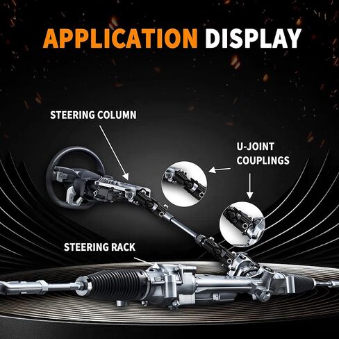 1"-48 Spline X 3/4" DD Black Steering Universal Joint Single U Joint Shaft,Total Length: 96mm (3-3/4") in Saudi Arabia