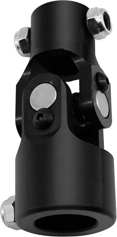 1"-48 Spline X 3/4" DD Black Steering Universal Joint Single U Joint Shaft,Total Length: 96mm (3-3/4") in Saudi Arabia