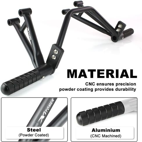 Xitomer Steel Subcage متوافق مع FZ-07 MT-07 2014-2025 FZ07 MT07 مساند القدم الخلفية للدراجة النارية للركاب PEG BAR حارس PEG Support STUNT STUNT in Saudi Arabia