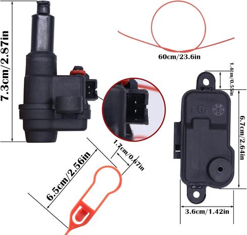 محركات قفل باب خزان الوقود هيبورت 8V0862153A متوافق مع Audi A1 A4 A5 A8 يحل محل 8V0862153B 8V0862153 مشغل حشو الوقود in Saudi Arabia