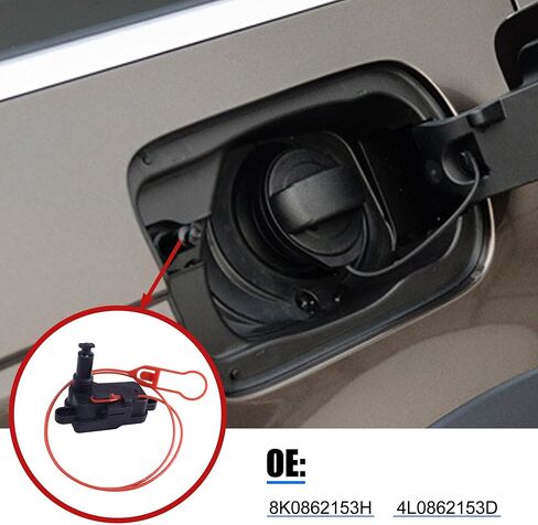 محركات قفل باب خزان الوقود هيبورت 8V0862153A متوافق مع Audi A1 A4 A5 A8 يحل محل 8V0862153B 8V0862153 مشغل حشو الوقود in Saudi Arabia
