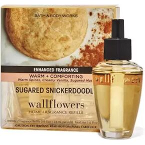 Bath & Body Works Sugared Snickerdoodle Wallflowers Home Fragrance Refills, 2-Pack (1.6 fl oz total) (Sugared Snickerdoodle) in Saudi Arabia