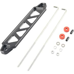 Car Battery Hold Down Bracket, Aluminum Alloy Battery Tie Down Mount Bracket with Stainless Steel J Bolts, Vehicle Batteries Tray Holder Lock Accessories for Cars, SUVs, Trucks (Blue) in Kuwait