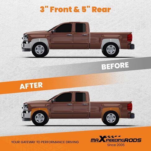 MaxPeedingrods 3 "Front & 5" مجموعة خفض الخلفية لفورد رينجر/Mazda B4000 1983-1997 ، Drop Coil Springs Kit in Saudi Arabia