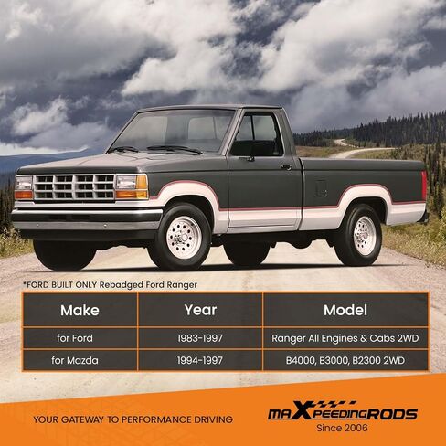 MaxPeedingrods 3 "Front & 5" مجموعة خفض الخلفية لفورد رينجر/Mazda B4000 1983-1997 ، Drop Coil Springs Kit in Saudi Arabia