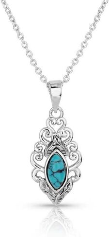 Montana Silversmiths Western Lifestyle Turquoise Necklace (Chiseled Steer Head) in Saudi Arabia