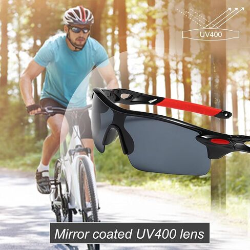 3PCS Driving Motorcycle Riding Glasses Foam Padded Motocross Eyeglass Waterproof UV Protection Anti-Wind Dustproof Goggles Eyewear Sunglasses for Outdoor Activities Sports-Smoke/Silver Mirror/Colorful in Saudi Arabia
