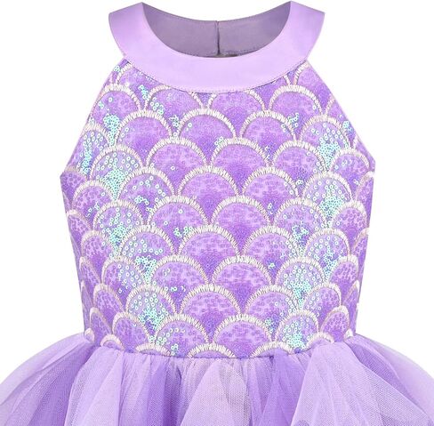 Sunny Fashion Girls Halter Dress Purple Pleated Tiered Sequin Pageant Hi-lo Hollow Back in Saudi Arabia