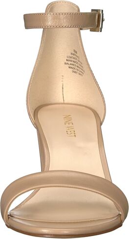 Nine West Women's PRUCE Heeled Sandal, Bronze Mirror Metallic 751, 8 in Saudi Arabia