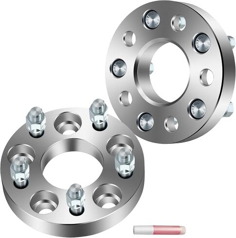 ECCPP 2PCS 5x110 to 5x4.5 Wheel Adapters 1" 5 Lug 12x1.5 65.1mm hub bore Compatible with for Cobalt 2005-2010 for HHR 2006-2011 for Chevrolet Malibu 2004-2007(Only 5x114.3 (5x4.5) Wheels) in Saudi Arabia