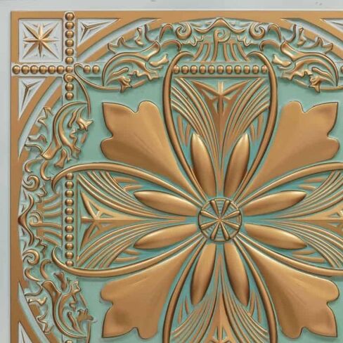 337ARG-24X24-10 HELENA PVC 2 'X 2' Lay-in Or Glue-Up Byly (Covers / 40 sq.ft) ، Arabian Green ، 10 in Kuwait