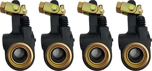 TORQUE 4 Pack of AS1140 Automatic Brake Slack Adjuster 1.5" Diameter, 28 Spline Teeth 5.5" Lever w/lock clevis (Replaces Meritor R801070 R801072 R801073 Freightliner Mack 1140) (4 x TR1140) in Kuwait