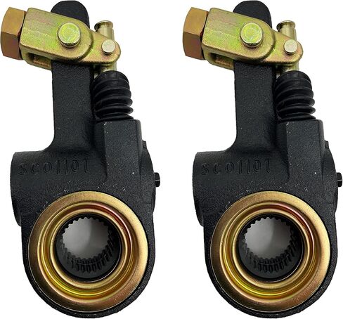 TORQUE 4 Pack of AS1140 Automatic Brake Slack Adjuster 1.5" Diameter, 28 Spline Teeth 5.5" Lever w/lock clevis (Replaces Meritor R801070 R801072 R801073 Freightliner Mack 1140) (4 x TR1140) in Kuwait