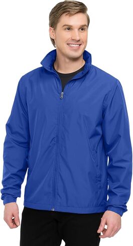 AFC Men’s Lightweight Windbreaker With Hood Water Resistant Lg to 6x Big & Tall in Saudi Arabia