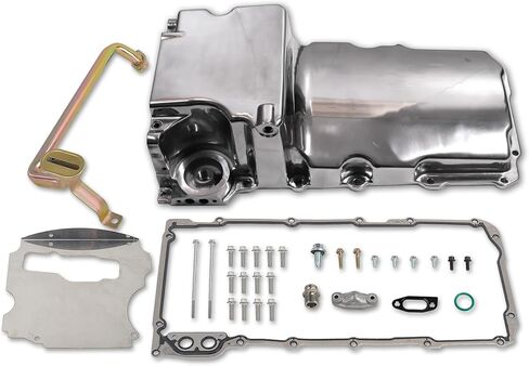 302-1 81074 LS Swap Retrofit Engine Aluminum Oil Pan Kit Compatible with 1955-1987 GM/Classic Car/Muscle Car/Trucks LS Gen III and Gen IV Fits for LS1 LS2 LS3 LS6 LSX 4.8L 5.3L 5.7L 6.0L 6.2L in Kuwait