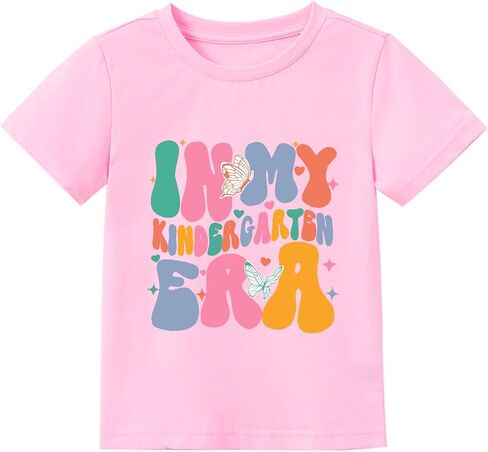 Toddlert رياض الأطفال قميص الفتيان الفتيات اليوم الأول من رياض الأطفال Tshirt Kids إلى School Gift Tee in Kuwait