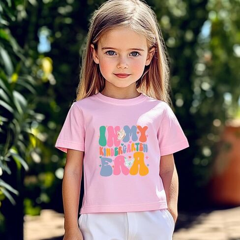 Toddlert رياض الأطفال قميص الفتيان الفتيات اليوم الأول من رياض الأطفال Tshirt Kids إلى School Gift Tee in Kuwait
