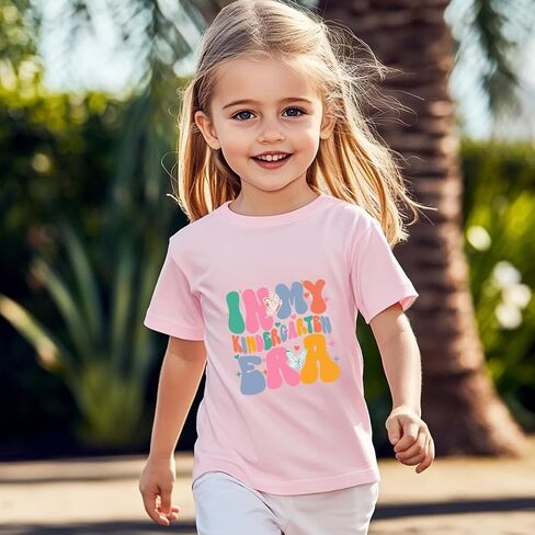 Toddlert رياض الأطفال قميص الفتيان الفتيات اليوم الأول من رياض الأطفال Tshirt Kids إلى School Gift Tee in Kuwait