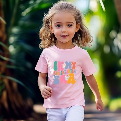 Toddlert رياض الأطفال قميص الفتيان الفتيات اليوم الأول من رياض الأطفال Tshirt Kids إلى School Gift Tee in Kuwait