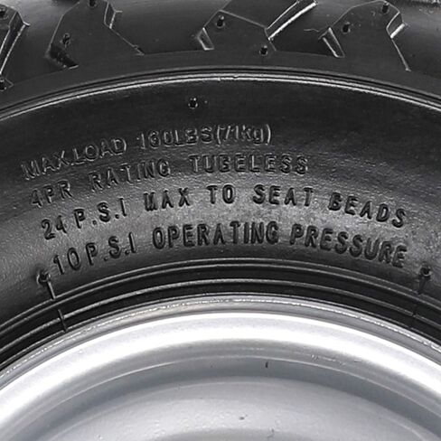 Set Of 4 ATV Go Kart Tires 145/70-6 With 6 inch Wheels Rims in Saudi Arabia