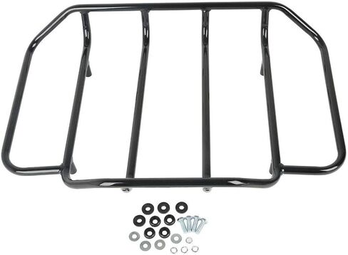 TCT-MOTORPARTS RACK RACK KING RAZOR RAZOR TOUR TOP RACK FOR HARLEY ROAD KING ELECTRA GLIDE 1984-2025 HARLEY TOURING KING ، مقطوعة وحجم حلاقة حزمة الجولة (استبدال: 53665-87) in Kuwait