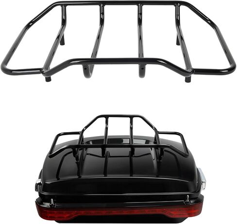 TCT-MOTORPARTS RACK RACK KING RAZOR RAZOR TOUR TOP RACK FOR HARLEY ROAD KING ELECTRA GLIDE 1984-2025 HARLEY TOURING KING ، مقطوعة وحجم حلاقة حزمة الجولة (استبدال: 53665-87) in Kuwait
