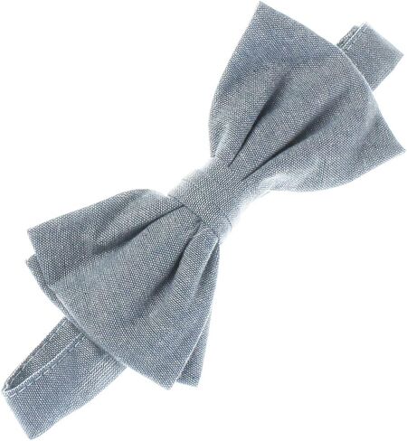 My Lello Chambray Adjustable Pre-Tied Bow Ties in Kuwait