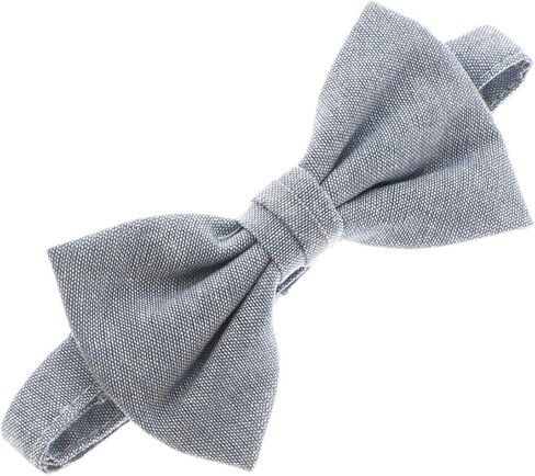 My Lello Chambray Adjustable Pre-Tied Bow Ties in Kuwait