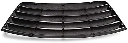 Rear Window Louvers; Matte Black Compatible for 08-23 Challenger in Saudi Arabia