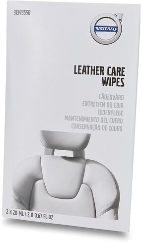 Volvo Genuine Leather Care Wipes Cleans and Conditions in Saudi Arabia