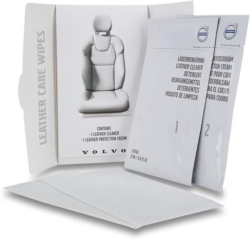 Volvo Genuine Leather Care Wipes Cleans and Conditions in Saudi Arabia