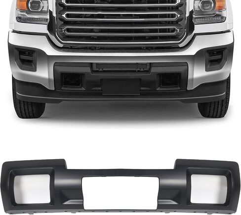 Skid Plate Compatible with GMC Sierra 2500HD/3500HD 2015 2016 2017 2018 2019 4 Door Replacement Front Bumper Skid Plate Panel Chrome 23178964 23178780 GM1053103C in Saudi Arabia