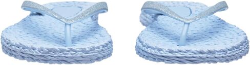 ILSE JACOBSEN Women's Cheerful 01 Flip Flop, Silver, 37 EU/7 M US in Kuwait