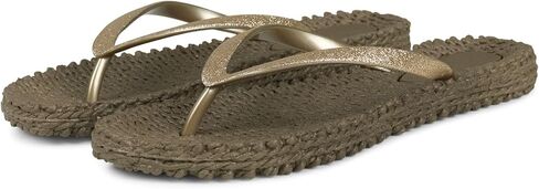 ILSE JACOBSEN Women's Cheerful 01 Flip Flop, Silver, 37 EU/7 M US in Kuwait