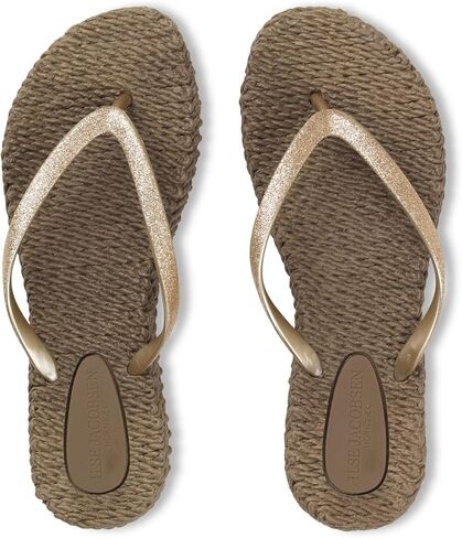 ILSE JACOBSEN Women's Cheerful 01 Flip Flop, Silver, 37 EU/7 M US in Kuwait