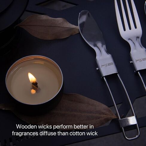 30 Sets Double-Layered Wooden Candle Wicks and Stands 5.1 X 0.5 Inch Natural Candle Wood Wicks Wooden Wicks Wood Wicks for Candles Making,Wooden Candle Wick with Base and Stickers in Saudi Arabia