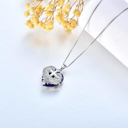 PROESS Celtic Cross Necklace Sterling Silver Viking Rune Necklace Irish Pendant Jewelry for Men Women in Kuwait