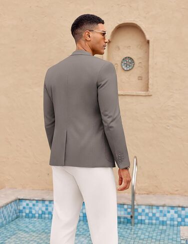 COOFANDY Mens Casual Blazer Sport Coat Lightweight Business Two Button Suit Jackets with Pockets in Saudi Arabia