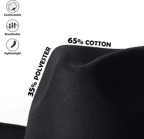 Lisianthus Cowboy Hats for Women - Wide Brim Felt Western Cowgirl hat with Rhinestone Band in Kuwait