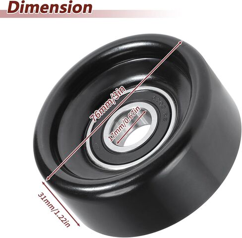 بكرة حزام محرك الأقراص المتماسكة لفورد F150 لـ Jeep لـ Dodge for Ram for Chevrolet for Chrysler for Buick for Lincoln for GMC for Isuzu No.419-610/4792581AA/38043/5037086AA in Kuwait