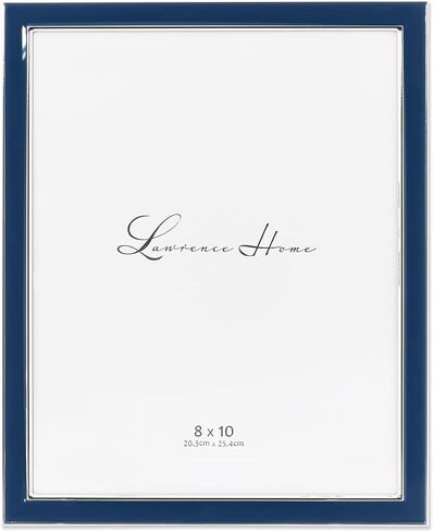 Lawrence Frames Metal and Enamel Picture Frame, Orange, 5x7 in Saudi Arabia