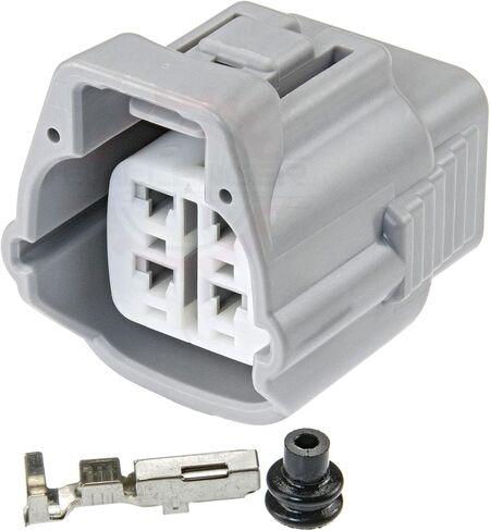 Ballenger Motorsports - 4 Way TS Connector Plug (ذكر) مجموعة - استبدال رمادي لـ 90980-10942 لاتصالات A/C in Kuwait