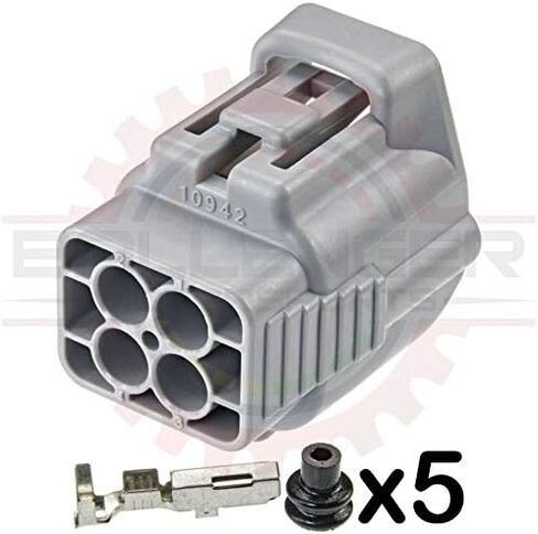 Ballenger Motorsports - 4 Way TS Connector Plug (ذكر) مجموعة - استبدال رمادي لـ 90980-10942 لاتصالات A/C in Kuwait