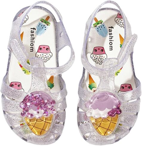 Sywzx & Xfybz Girls Jelly Sandals Girls Dress Shoes Princess Sandals Water Beach Sandals in Saudi Arabia