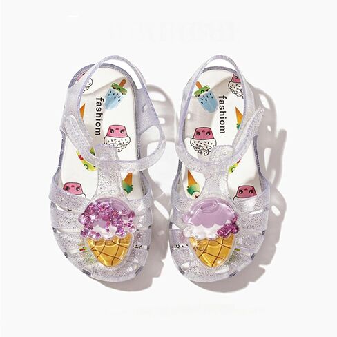 Sywzx & Xfybz Girls Jelly Sandals Girls Dress Shoes Princess Sandals Water Beach Sandals in Saudi Arabia
