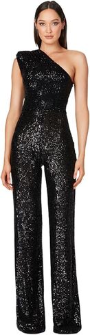 Women's Sparkly Sequin Jumpsuit Ladies Shiny Sequin Overalls Pants in Kuwait